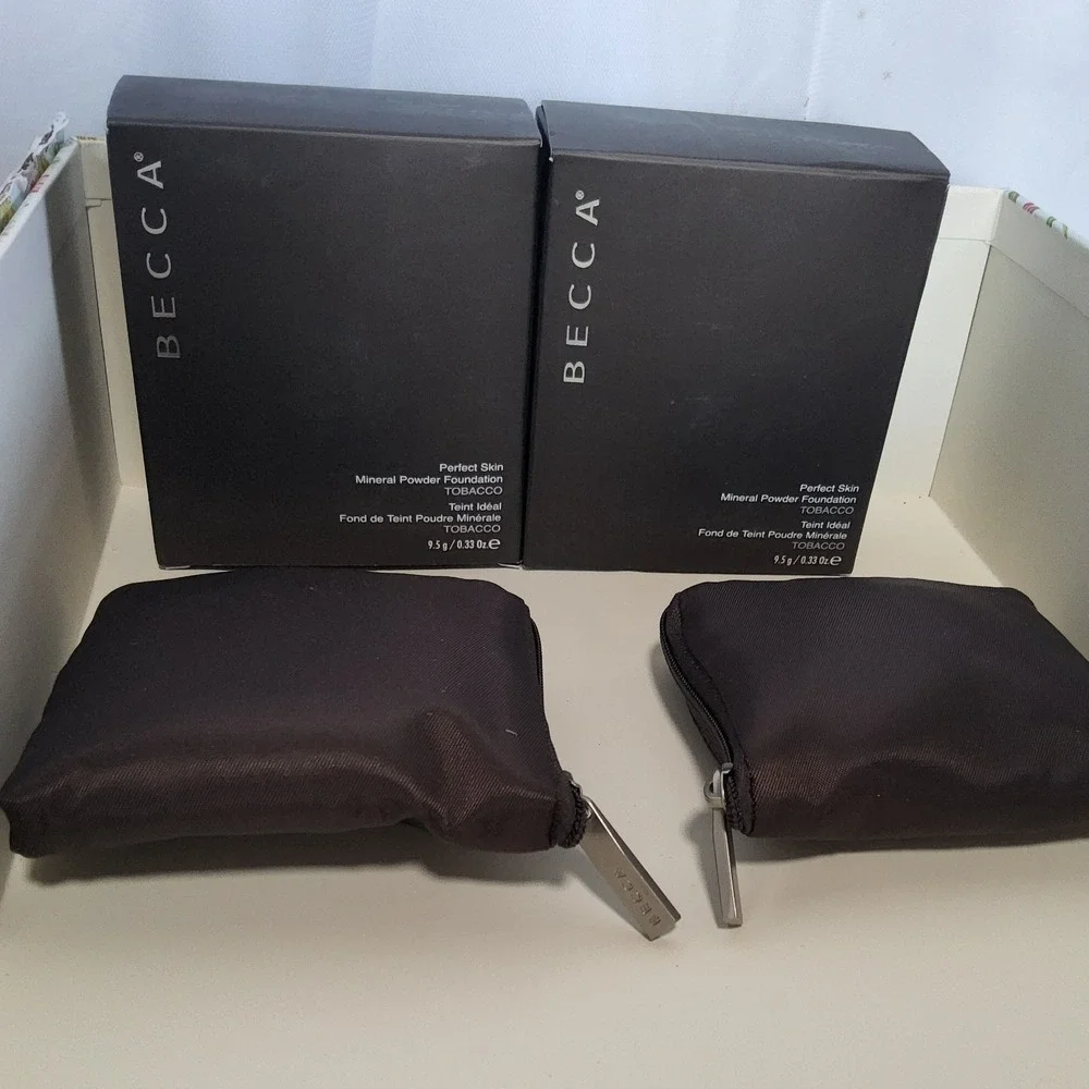 BECCA‎ Perfect Skin Mineral Powder Foundation - Tobacco pack of 2